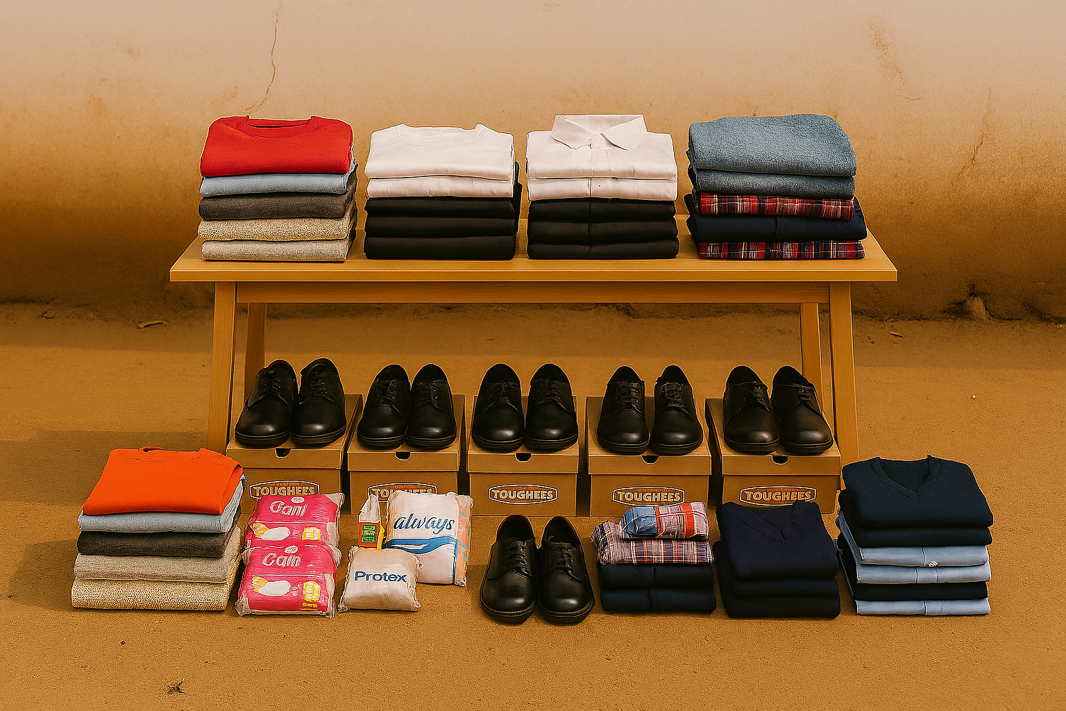 Clothing distribution